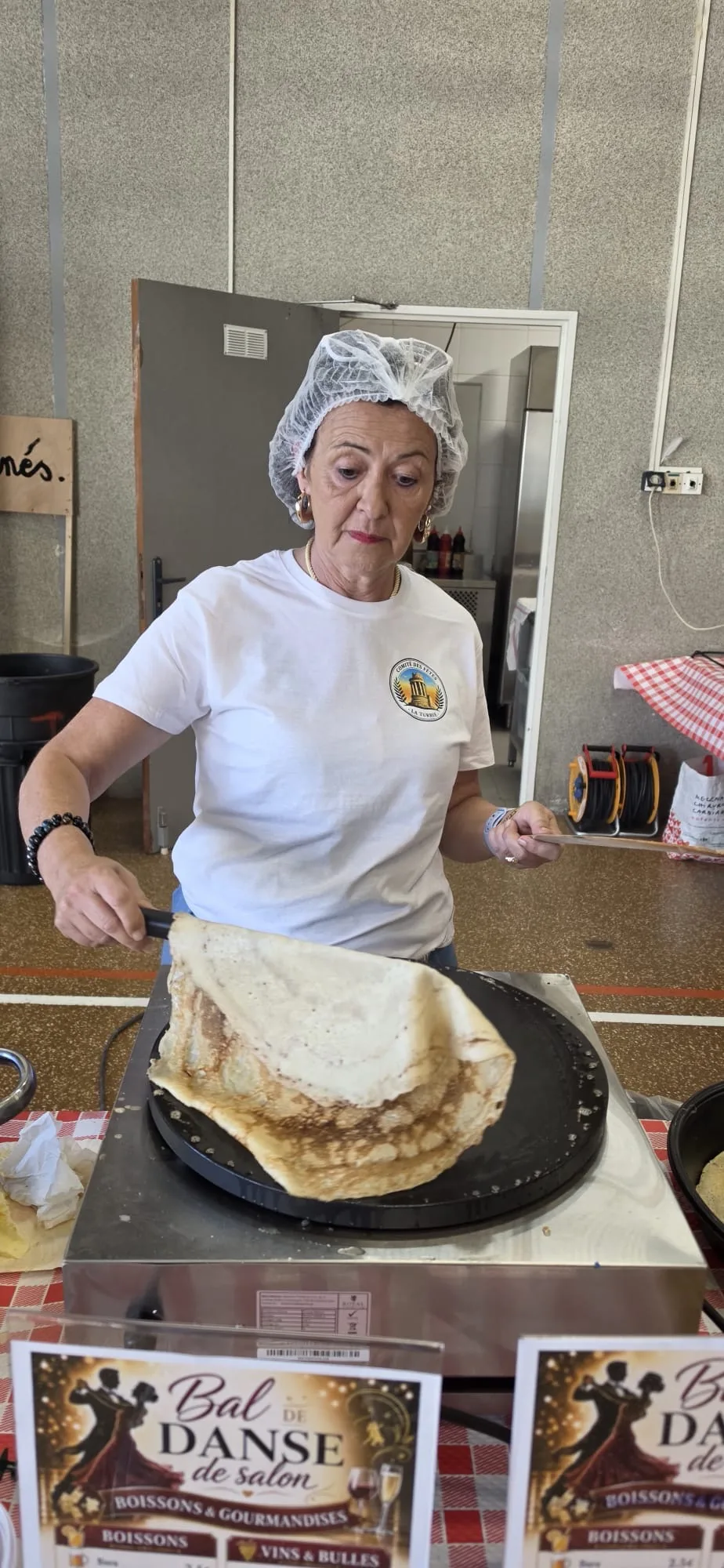 Préparation de crêpes